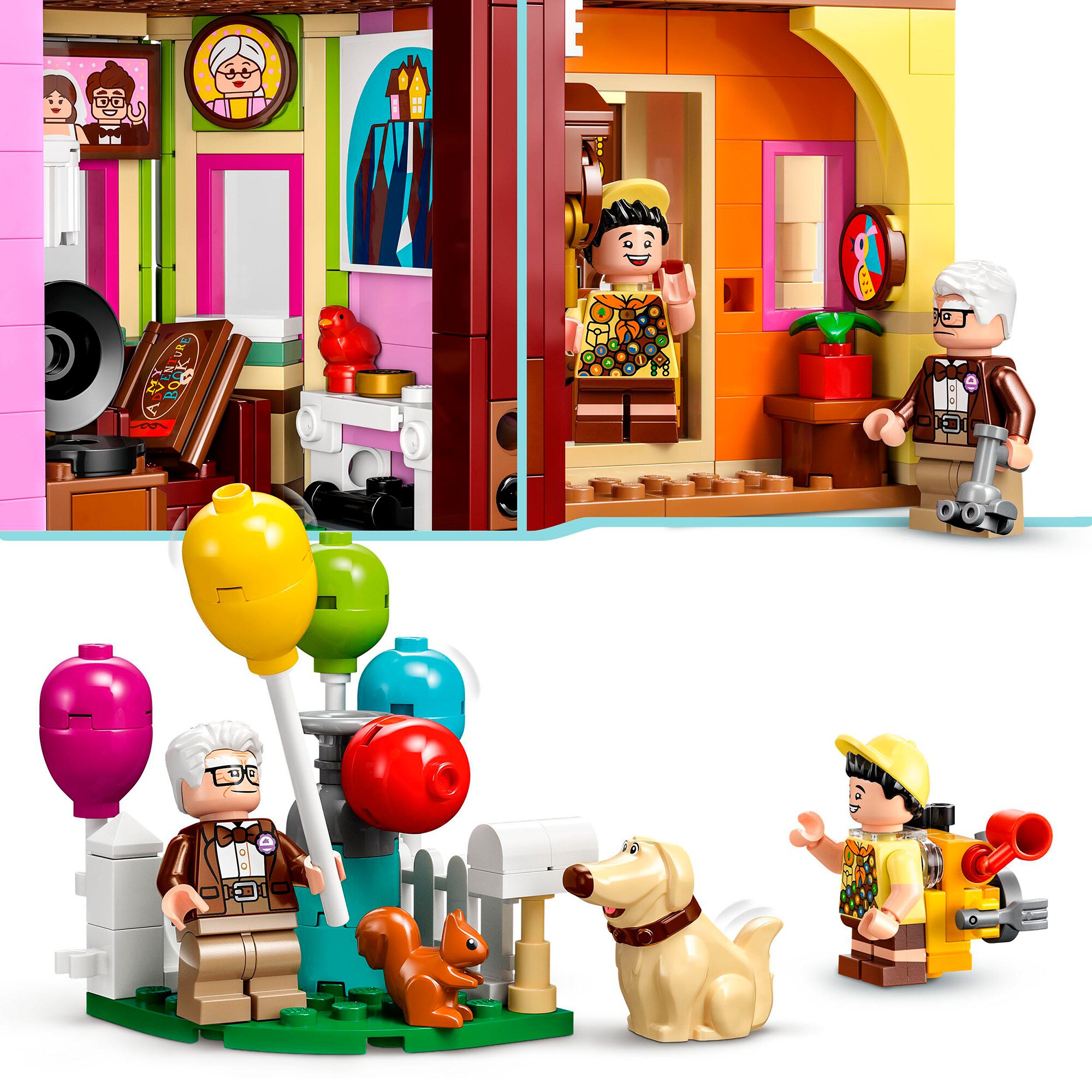 LEGO Konstruktionsspielzeug Disney Carls Haus aus 