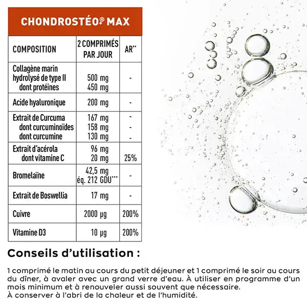 Granions Chondrosteo+ Max Douleurs Articulaires Programme de 3 Mois