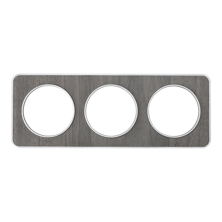 Plaque de finition triple Jacobsen Espen chêne gris