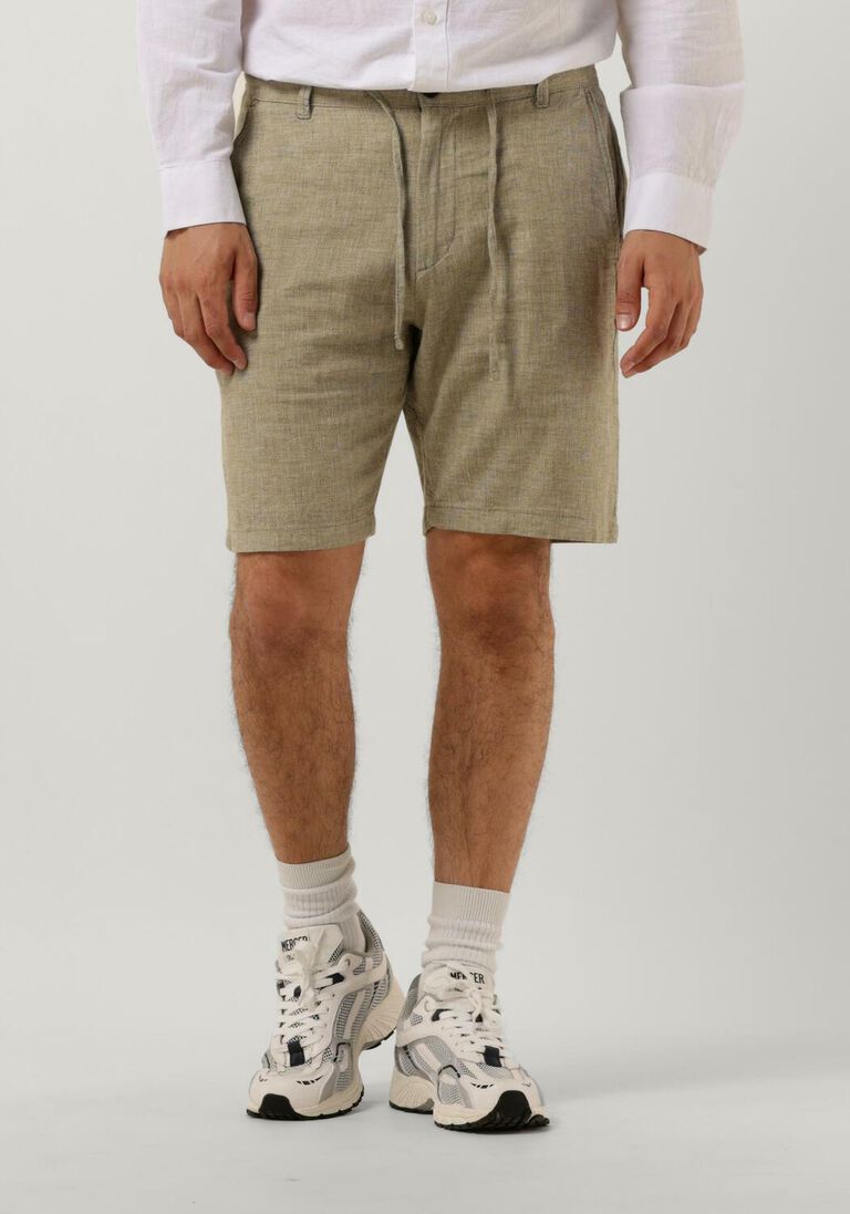 SELECTED HOMME olijf selected homme korte broek slhcomfort-brody linen shorts