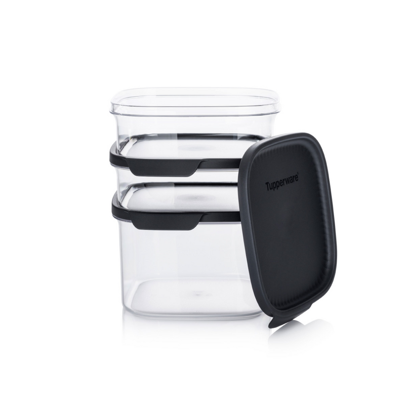 Ultra Clear® 825 ml eckig Aufbewahrungsbehälter für Eleganz