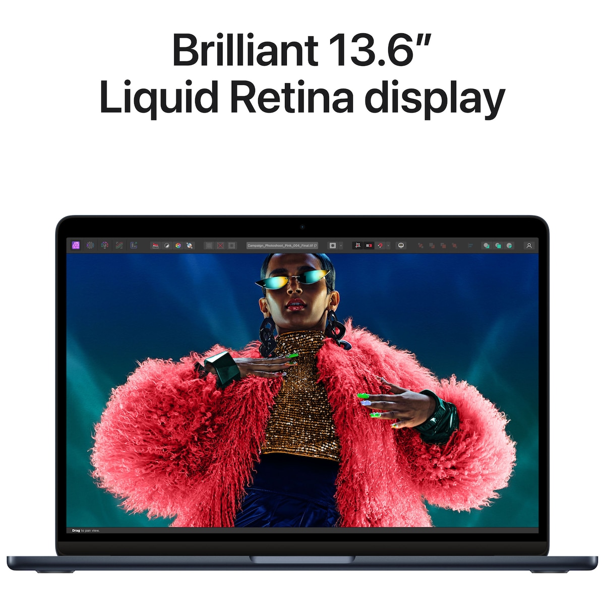 MacBook Air 13,6 M2 16/256GB (Midnatt)