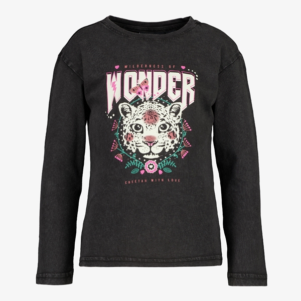 TwoDay meisjes shirt met kleurrijke opdruk