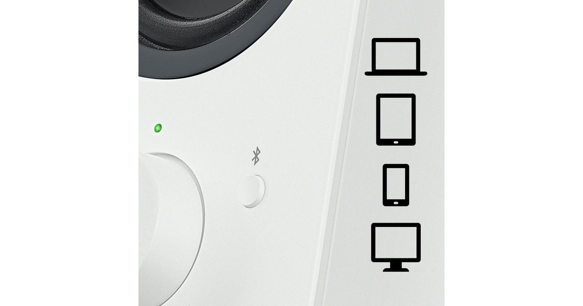 LogitechZ207 pc-luidspreker  (Wit)