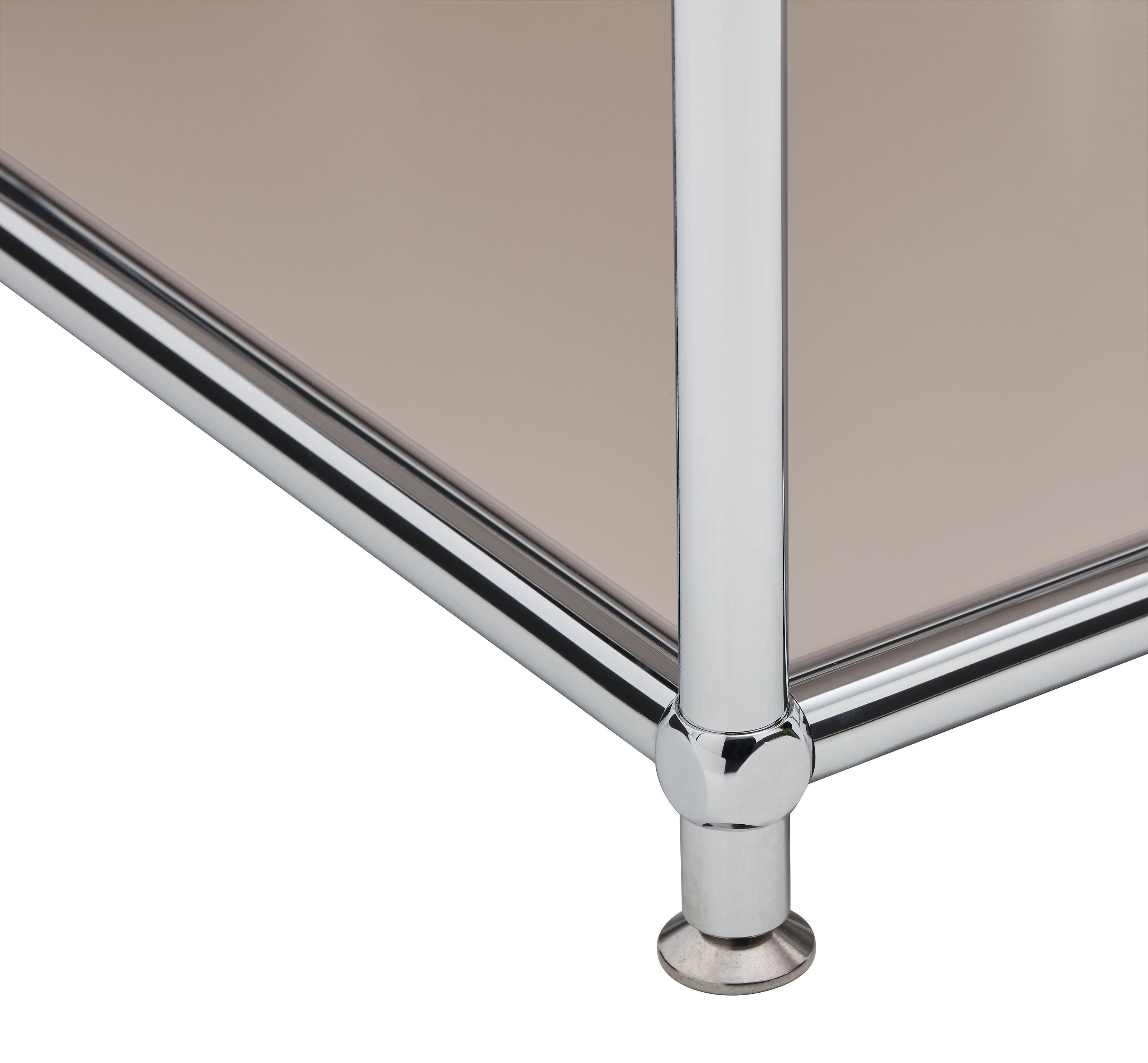 FLEXCUBE Salontisch - Taupe / B: 114.5 cm x T: 77.5 cm x H: 42.5 cm