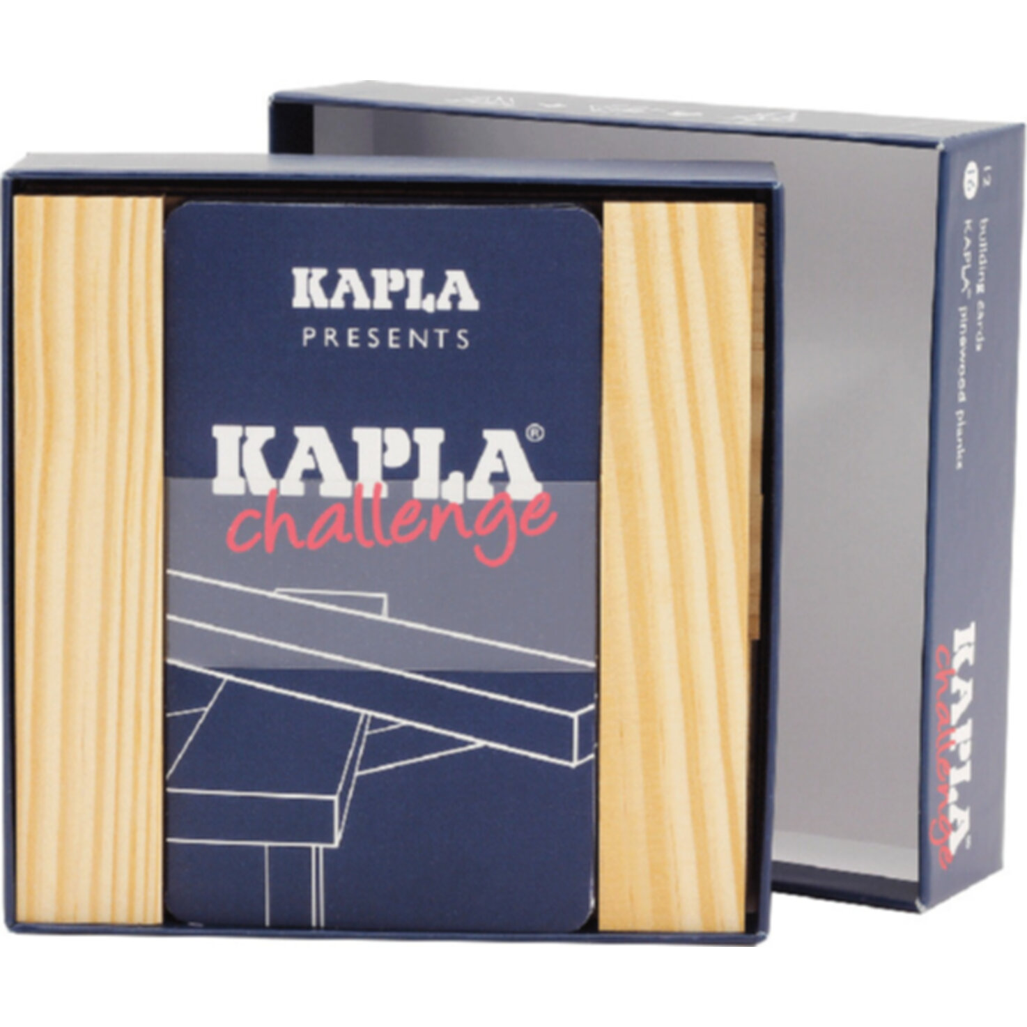 Kapla-Challenge 16 Plättchen & 12 Karten FR