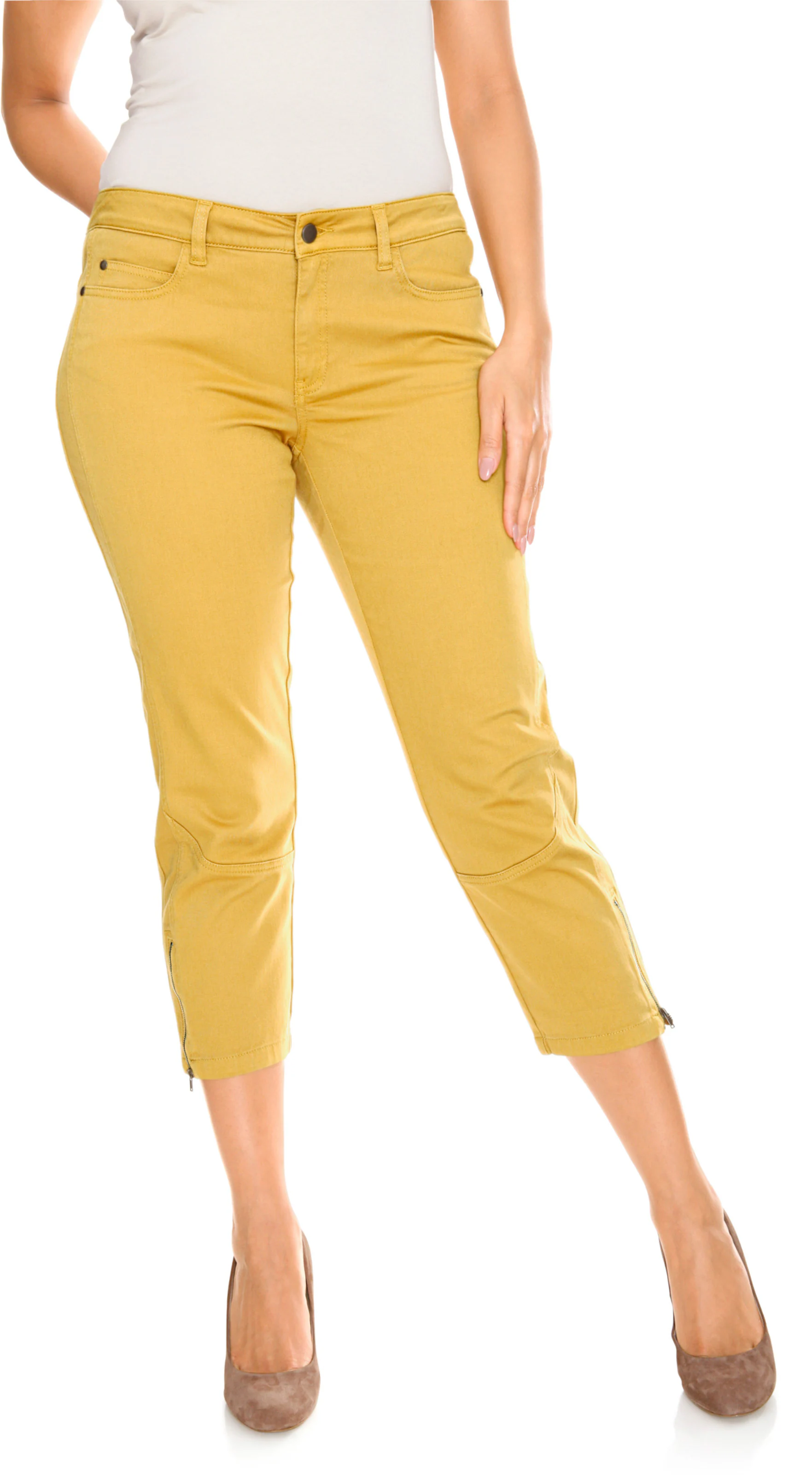 heine Röhrenhose in senfgelb