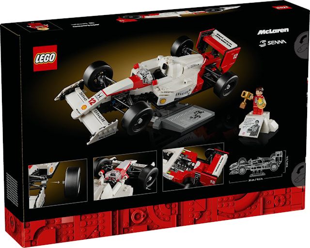 McLaren MP4/4 og Ayrton Senna LEGO®  Icons (10330)