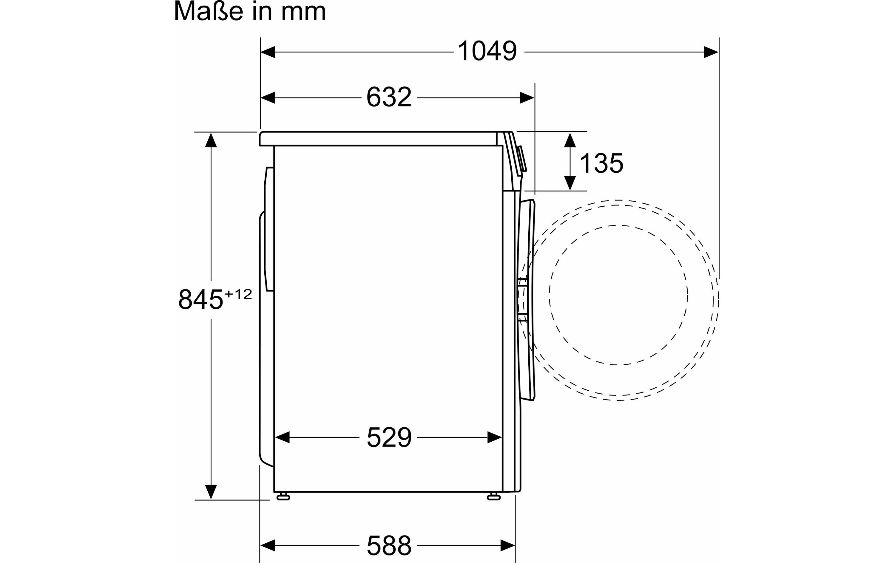 Waschmaschine WG44G1ZACH Links<br>Frontlader mit 9 kg Ladekapazität