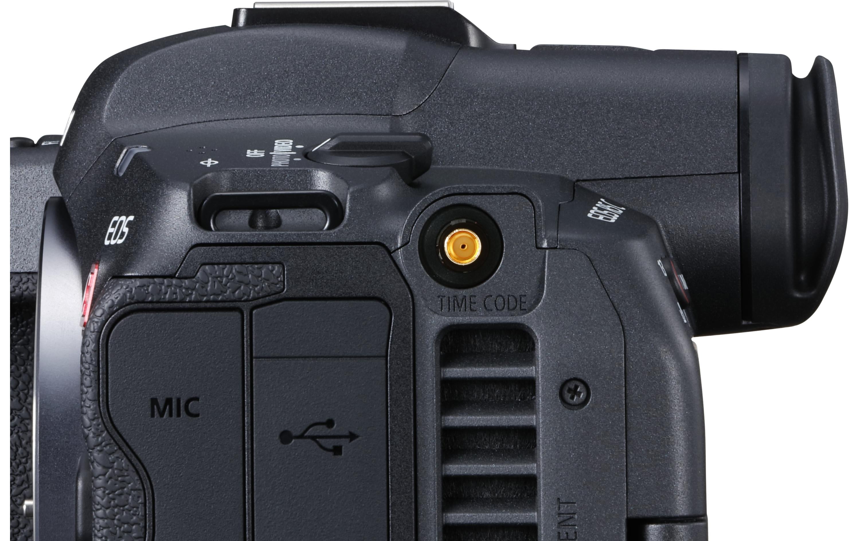 Fotokamera EOS R5 C Kit AV PRO MK2 4000 GB Speicherkarte<br>Canon EOS R5 C Professionelle Systemkamera für Fotografen und Videoproduzenten inklusive Speicherkarte