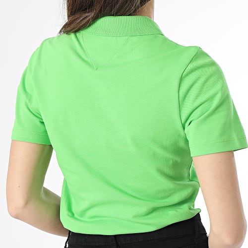 Polo Manches Courtes Femme 1985 Slim Pique 7823 Vert