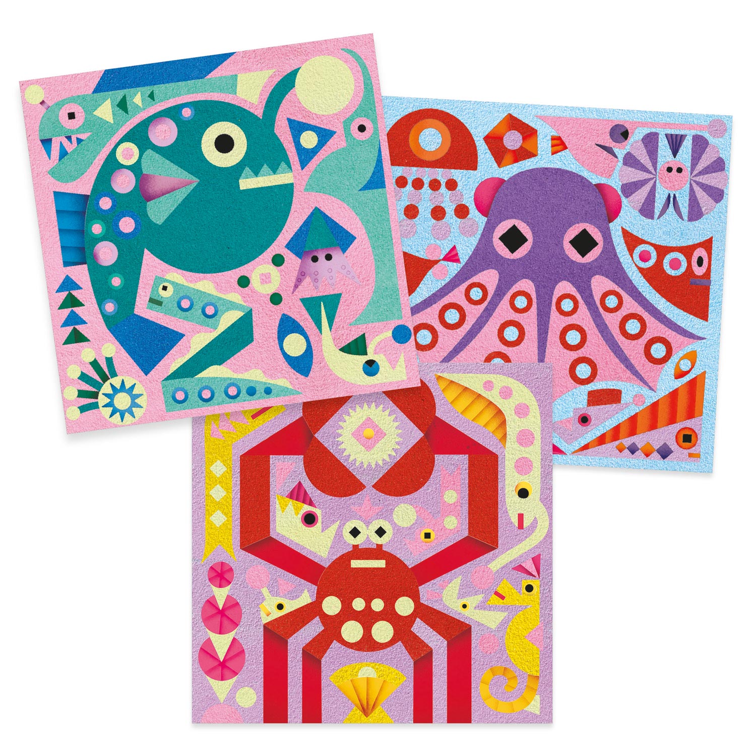 Djeco Glow in the Dark Zand Zeedieren
