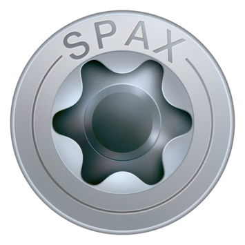 Spax schroef T-Star Plus geel 4x50 mm 400 stuks