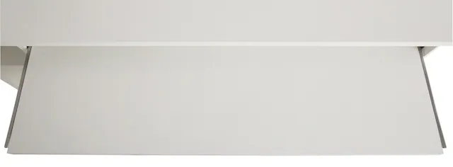 VOGL Möbelfabrik Schreibtisch »Tim mit seitlich offenen Fächern & Tastaturauszug,« Druckerablage, 1 Schublade, Breite 138 cm, Made in Germany