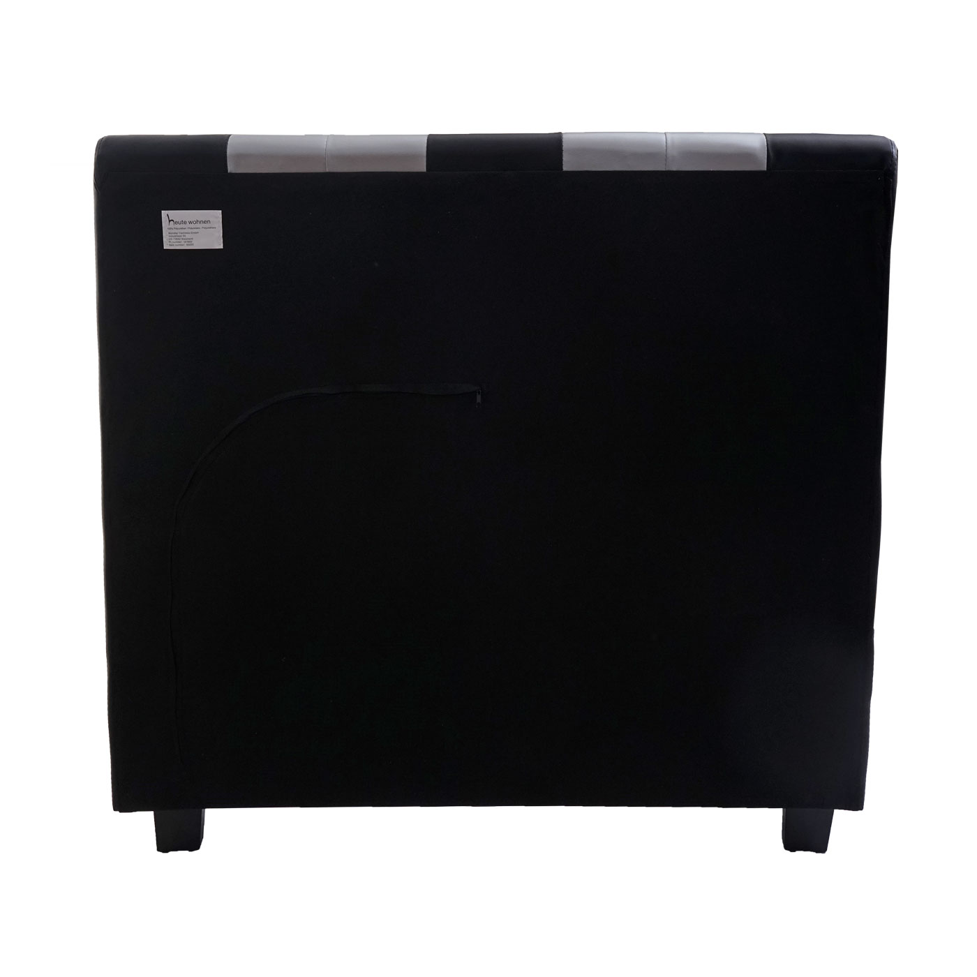 Bett MCW-E14, Auto Junge Kinderbett Jugendbett, Lattenrost Kunstleder Holz 190x100cm ~ schwarz-silber
