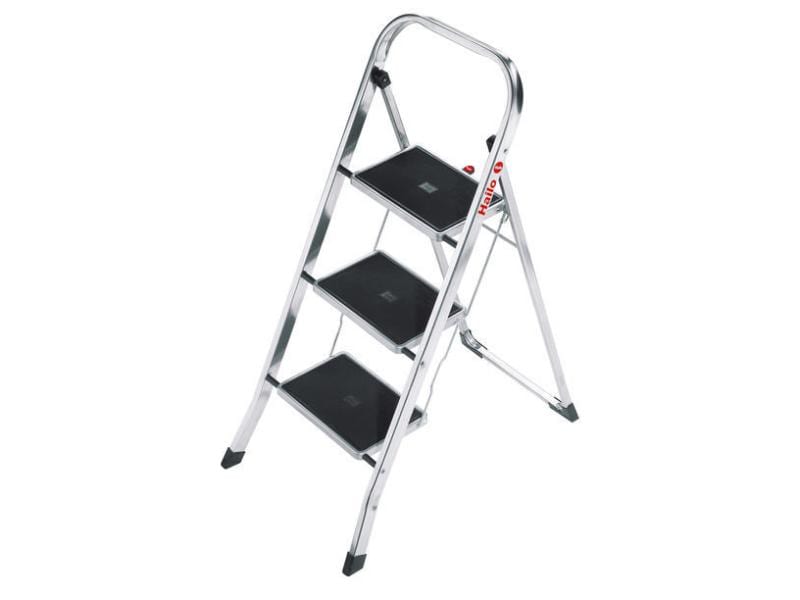 Hailo Trittleiter K70 Standard Line 3 Stufen Mobile Leiter
