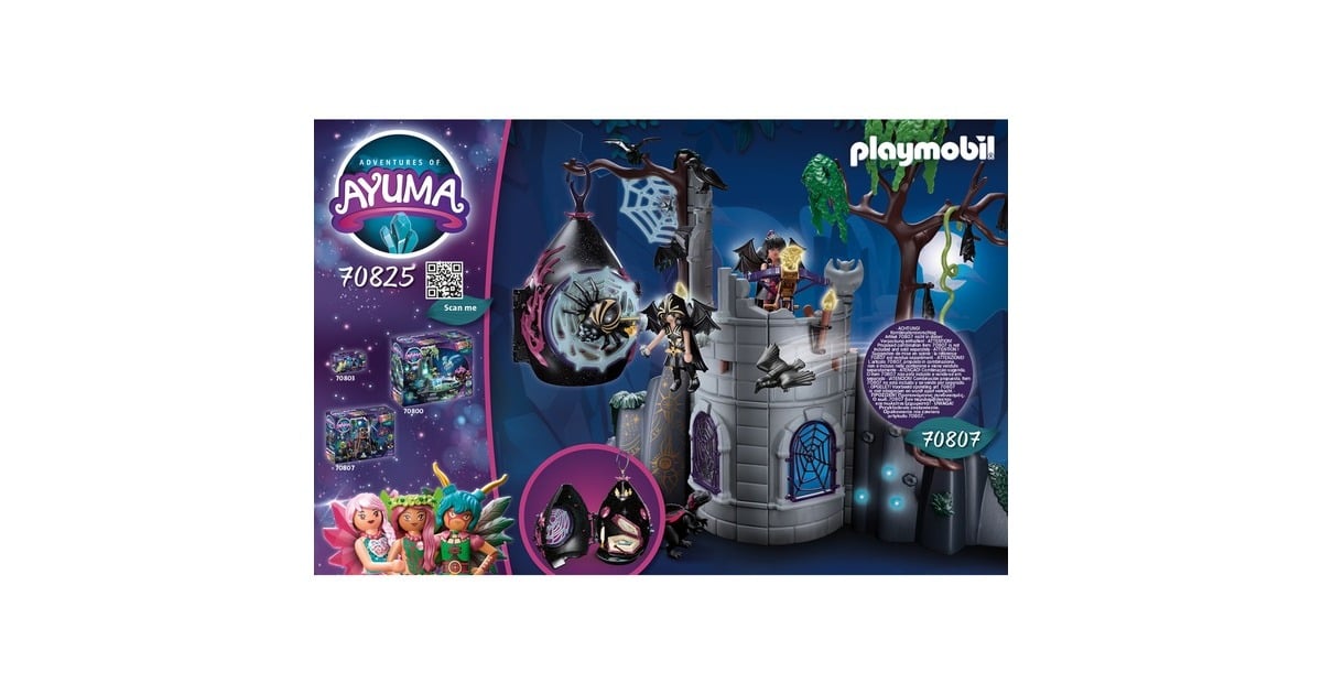 PLAYMOBILAyuma - Bat Fairies schuilplaats Constructiespeelgoed  (70825)