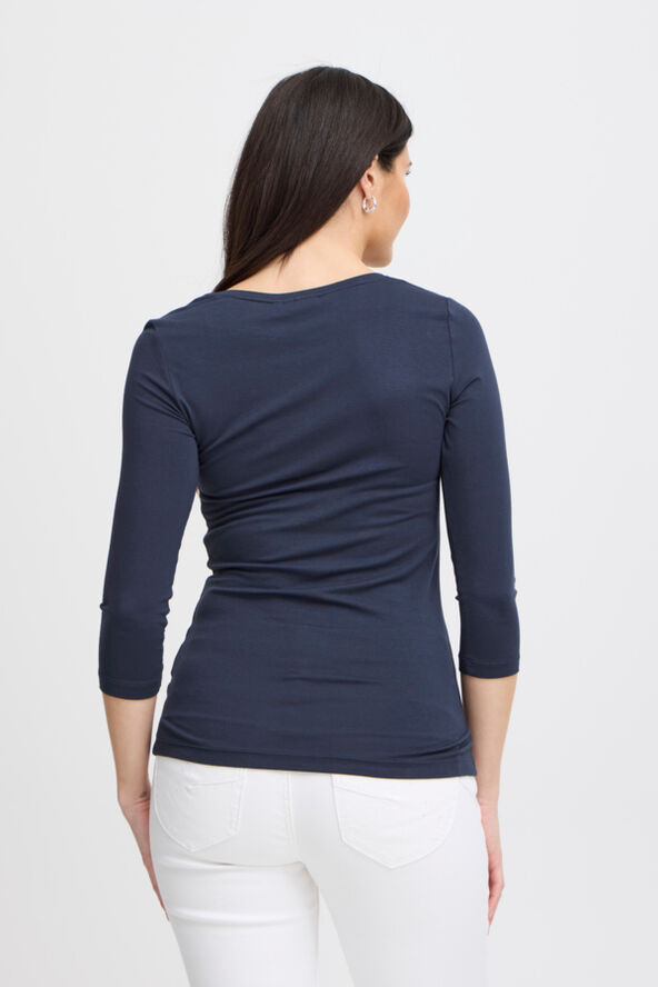 Fransa Kiksen 2 Tshirt (noos) dark peacoat