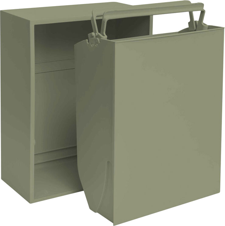 RECOLLECTOR Recycling box Oak green