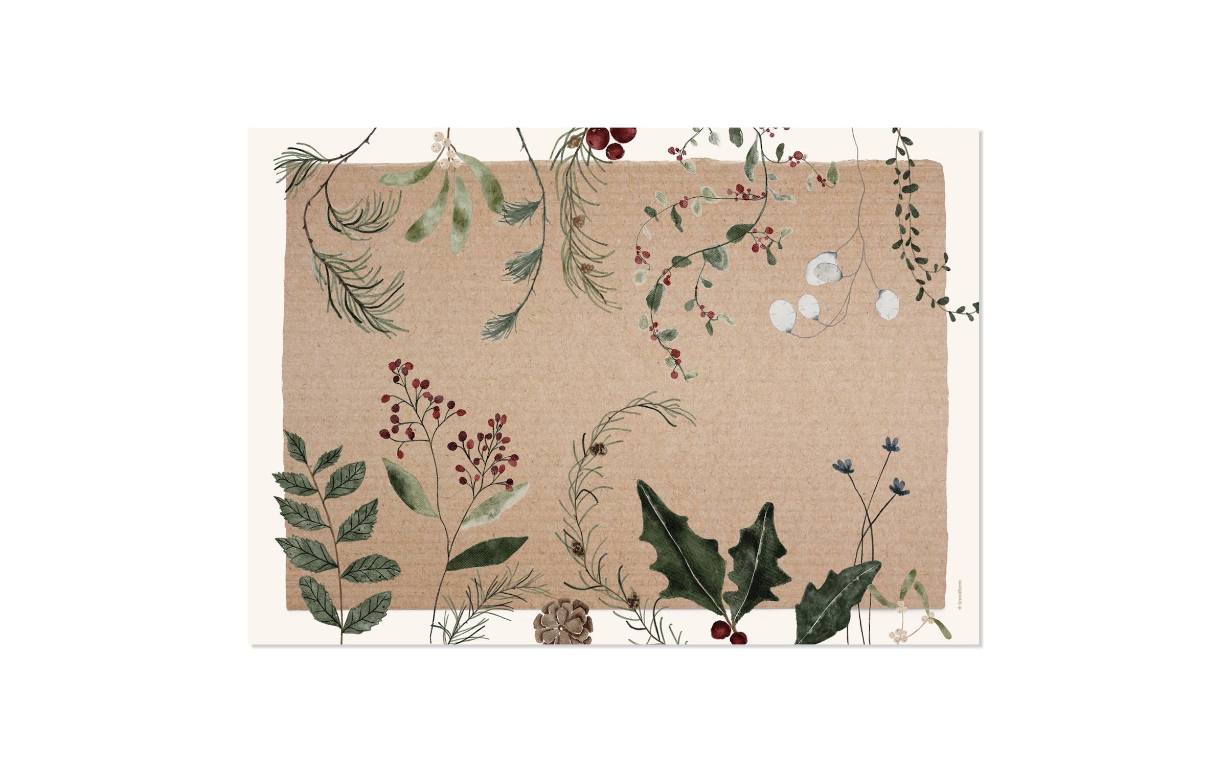 Platzset »Trendform Winter Floristry 42 cm x 29,7 cm«