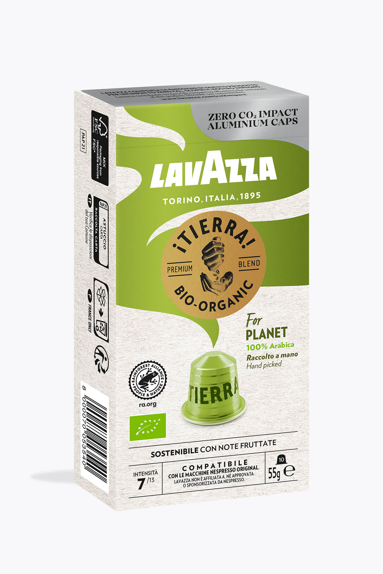 Lavazza Espresso Tierra For Planet Bio-Organic 10 Kapseln Nespresso® kompatibel