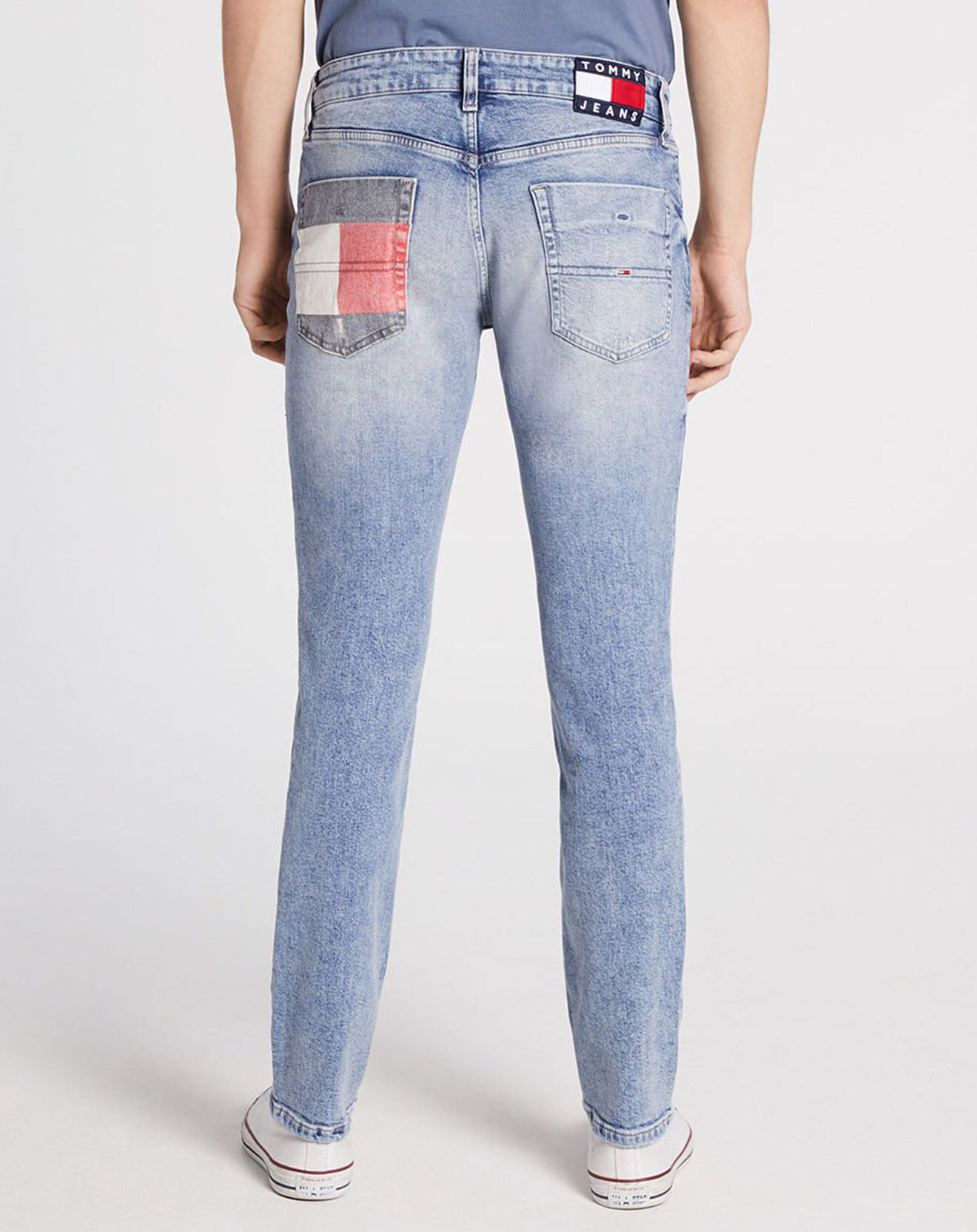 Tommy Jeans Jean Slim fit Scanton bleu clair
