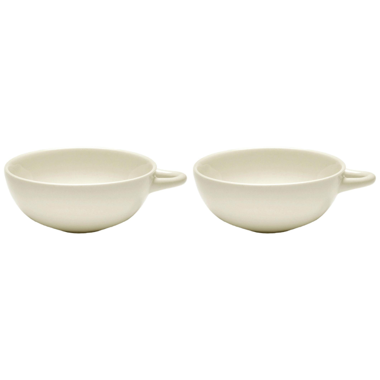 Serax Dé tableware by Ann Demeulemeester mok 8cl set van 2 White