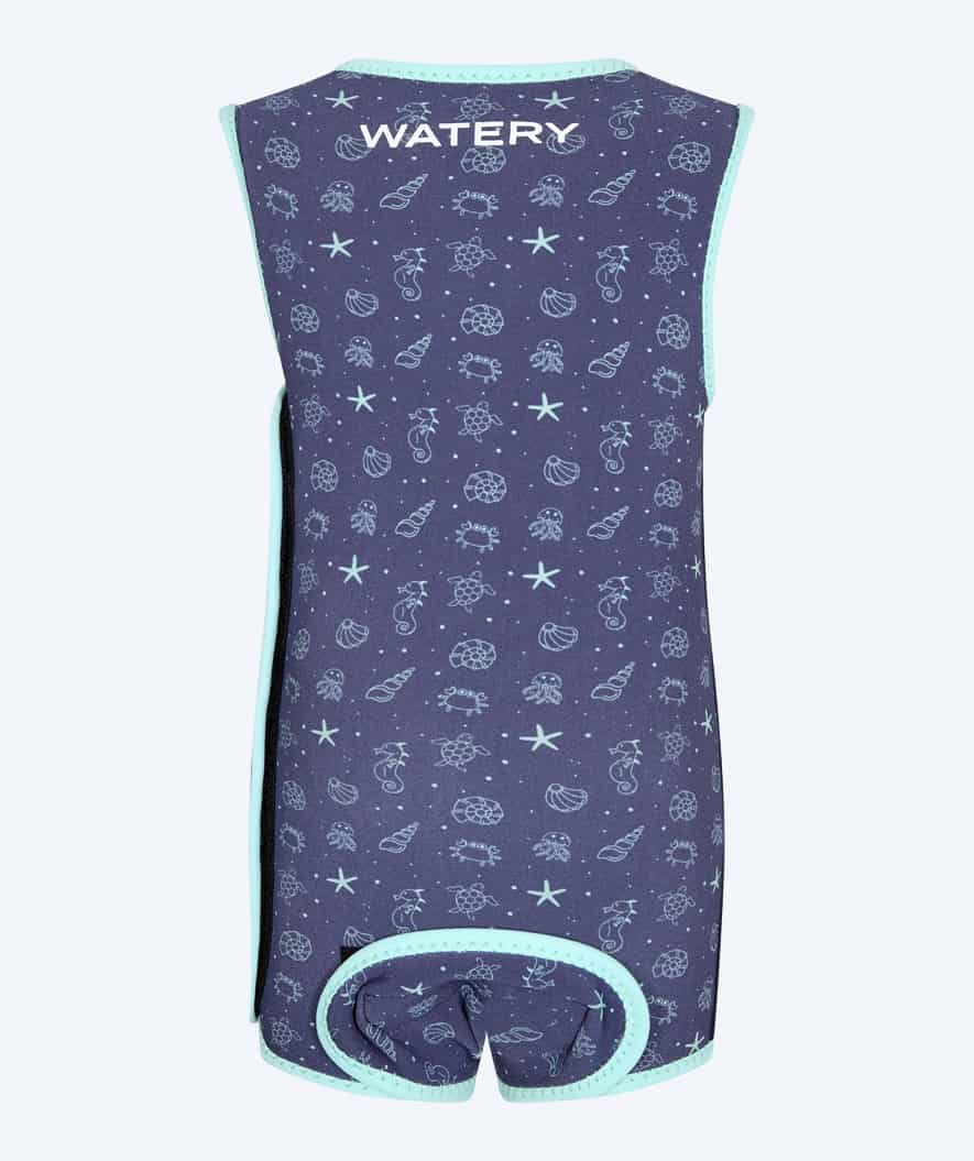 Watery våddragt til børn - Baia Wrap - Atlantic Turquoise