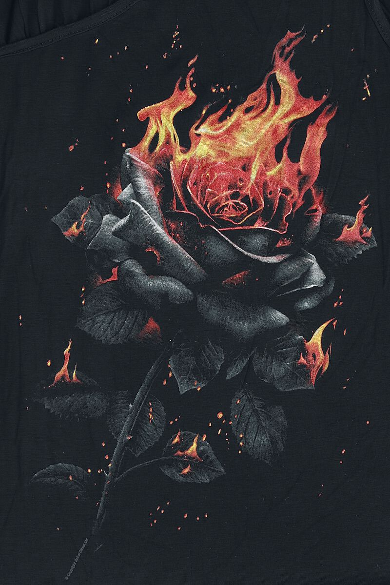 Flaming Rose | Spiral Top