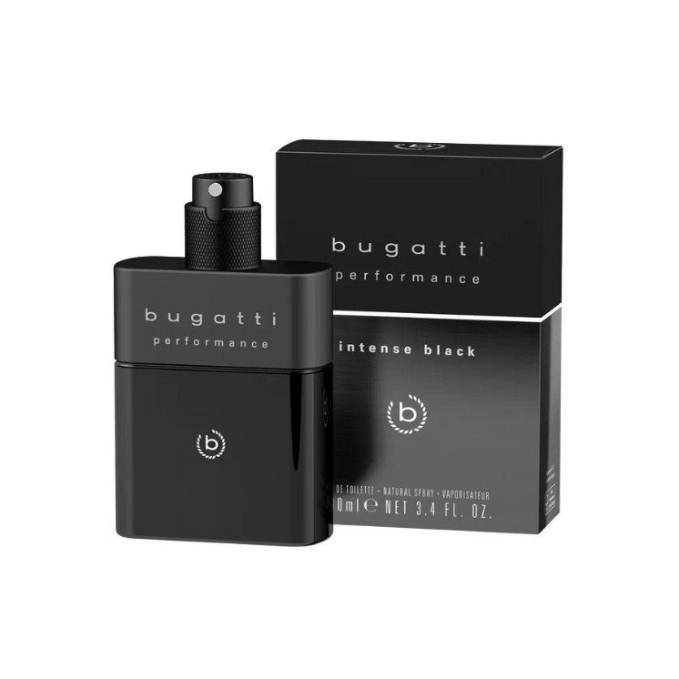 Bugatti Perfomance Intense Black Eau de Toilette für Herren 100 ml