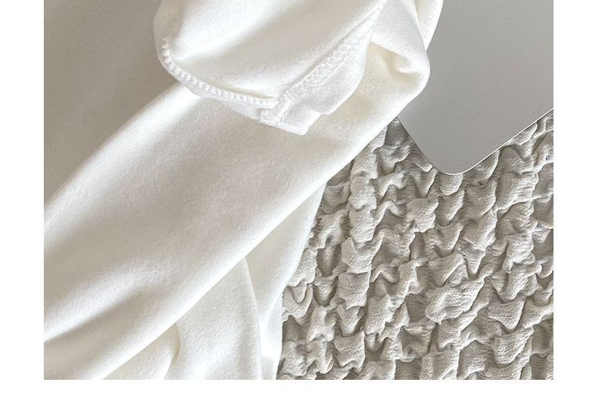 12th Tone - Zwangerschapsshirt met lange mouwen en mockneck, effen