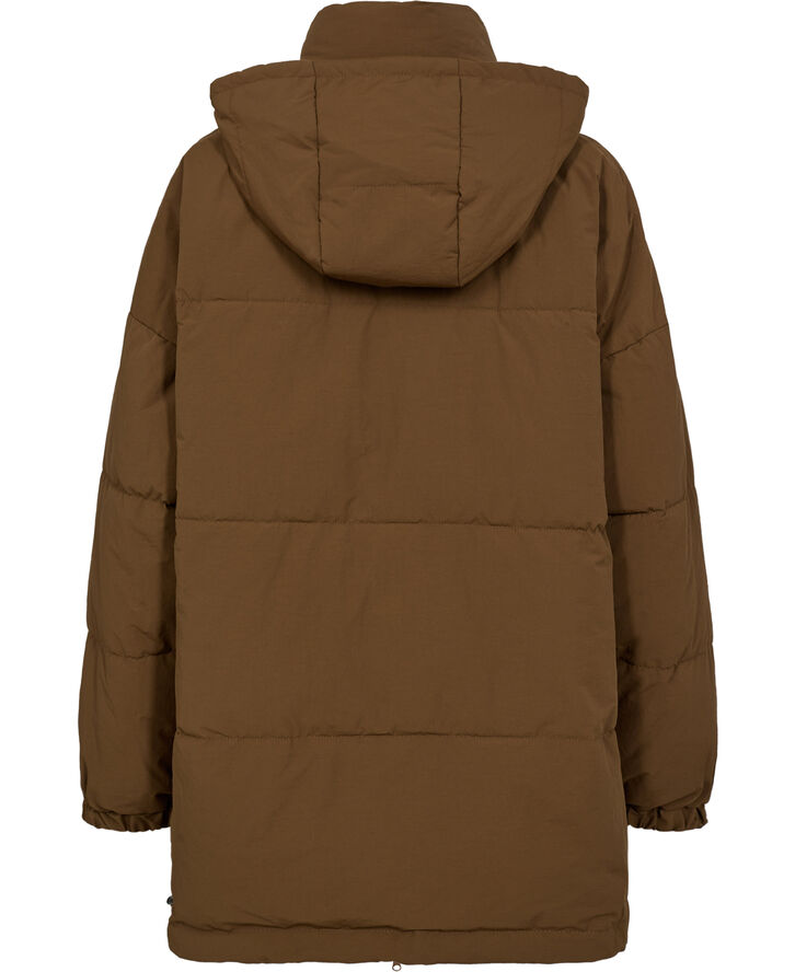 Magasin du Nord Collection Enya 2 GRS Water Repellent Puffer Jacket Tobacco brown