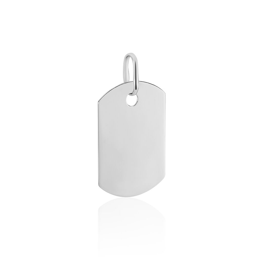 Pendentif Aymerik Argent Blanc