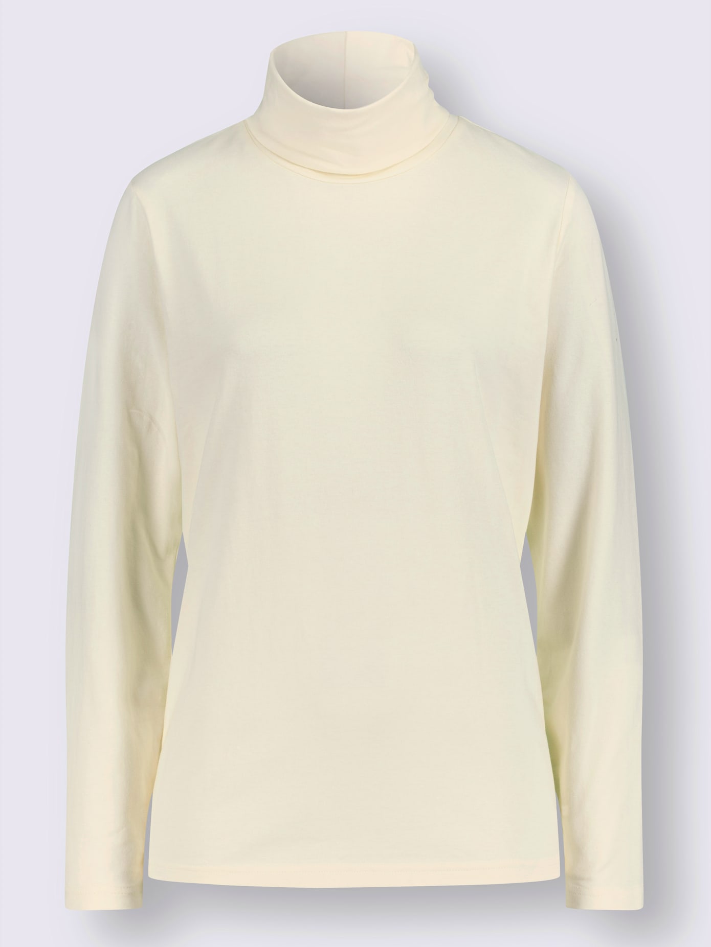 T-shirt à col roulé col roulé flatteur