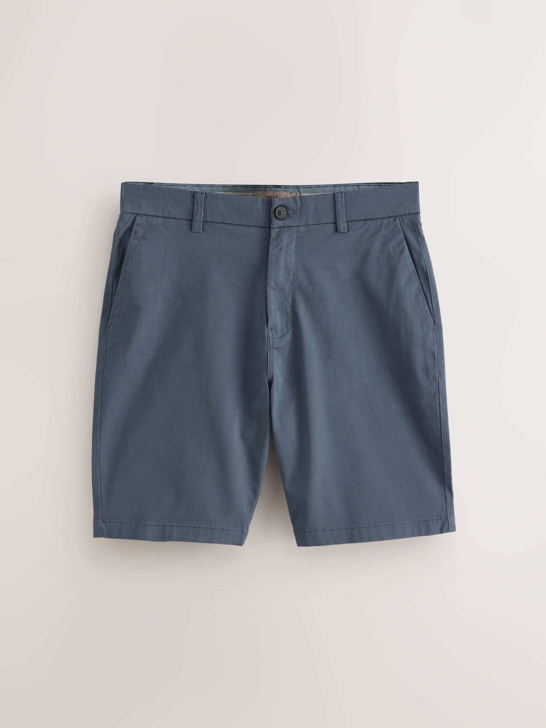 Zwart/vintage Blauw/Wit/Mushroom white - Slim Fit - Set van 4 chinoshorts met stretch