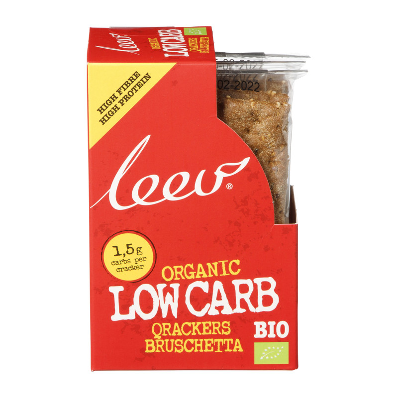 Leev crackers low carb - bruschetta - 80 g