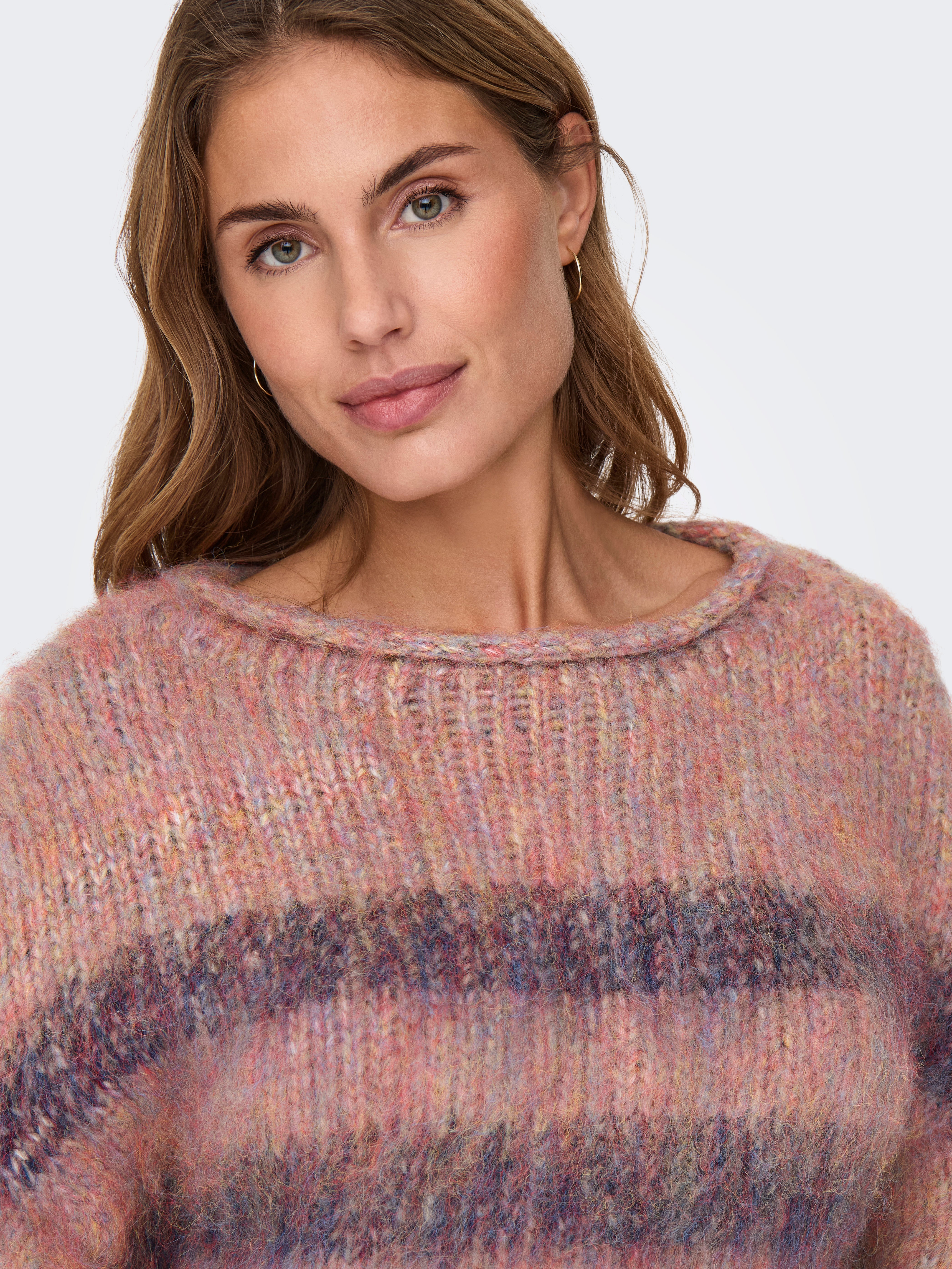 ONLSILFA Strickpullover Rust