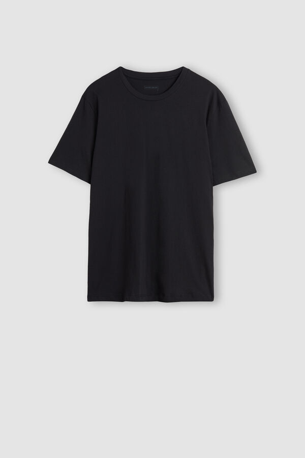 Camiseta de malha de algodão