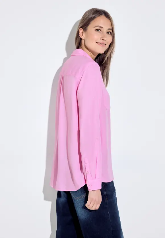 Lyocell Hemdbluse - tender rose