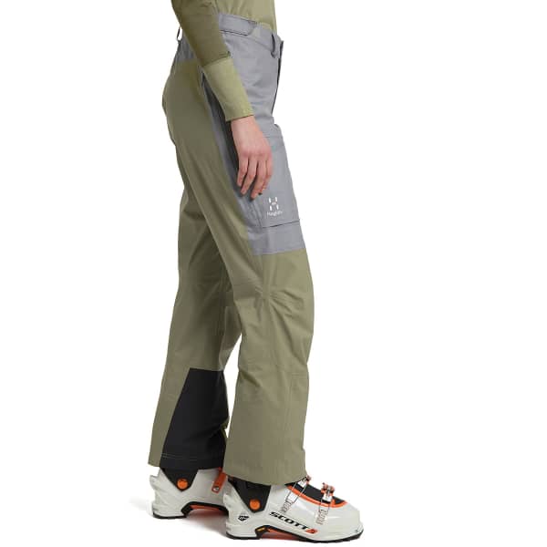 Pantalon ski de randonnée HAGLÖFS VASSI TOURING GTX PANT W CONCRETE/THYME GREEN