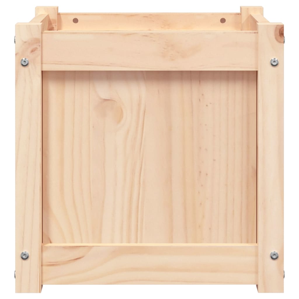 Jardinière 40x40x40 cm bois de pin massif