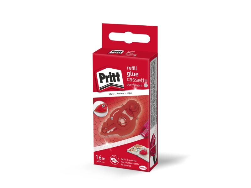 Pritt Nachfüllkartusche Permanent 8.4 mm 1 Stück, Rot Nachfüllkassette