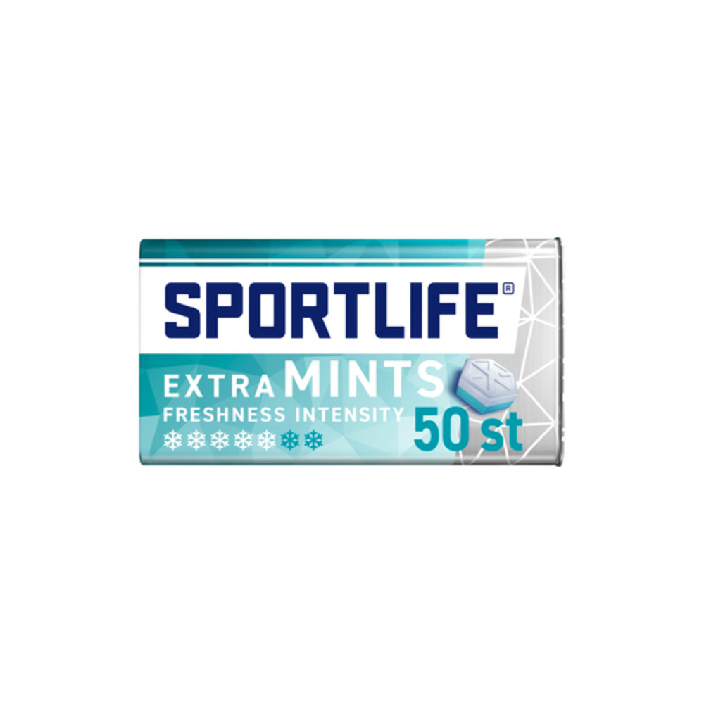 3x Sportlife Kauwgom Extra Mint50 stuks
