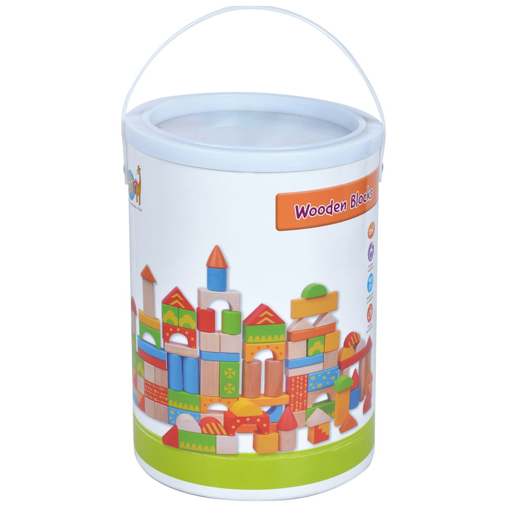 SpielbaSpielba   Holzbausteine 100 Stück