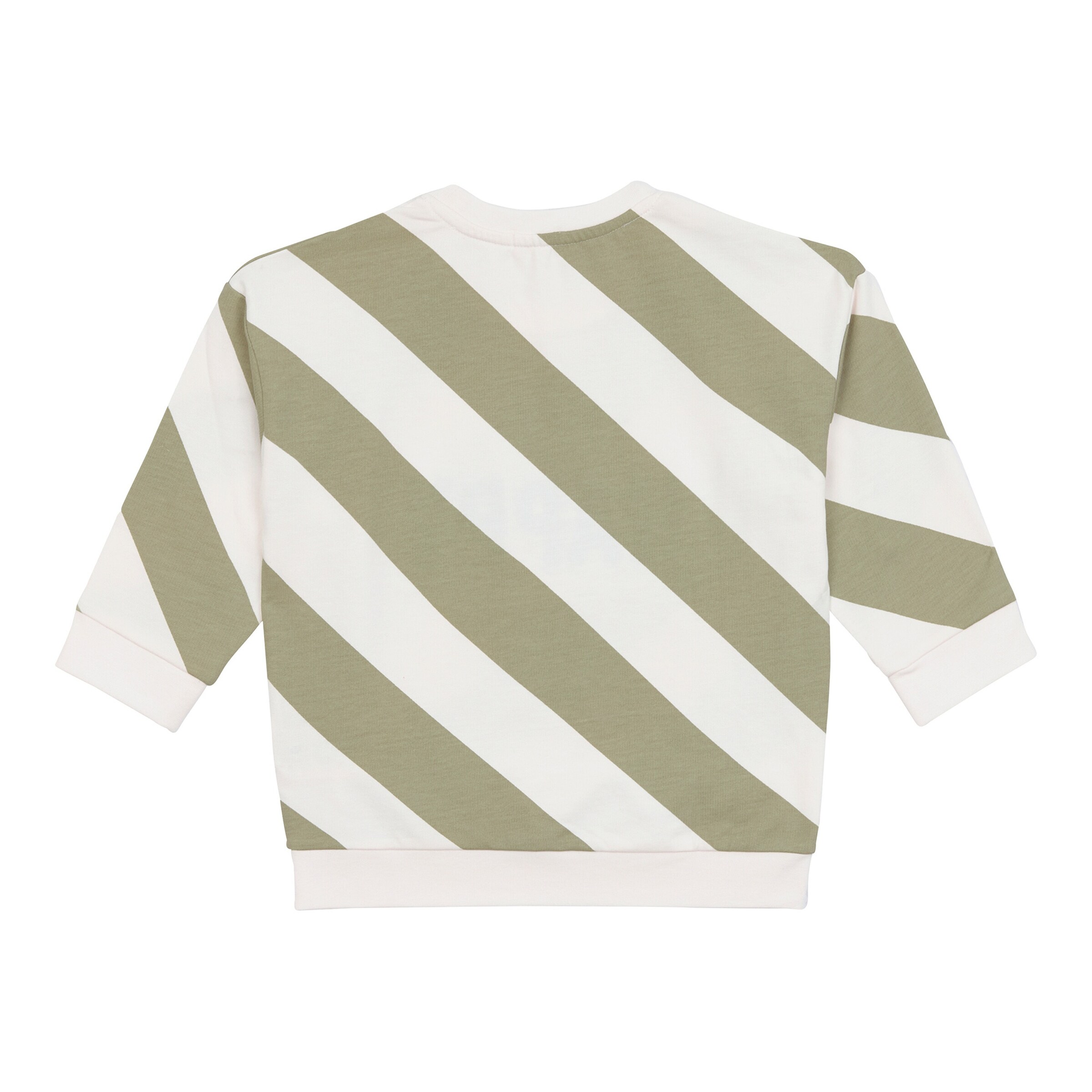 Lässig Sweatshirt Streifen Happy Little Gang natur/mint