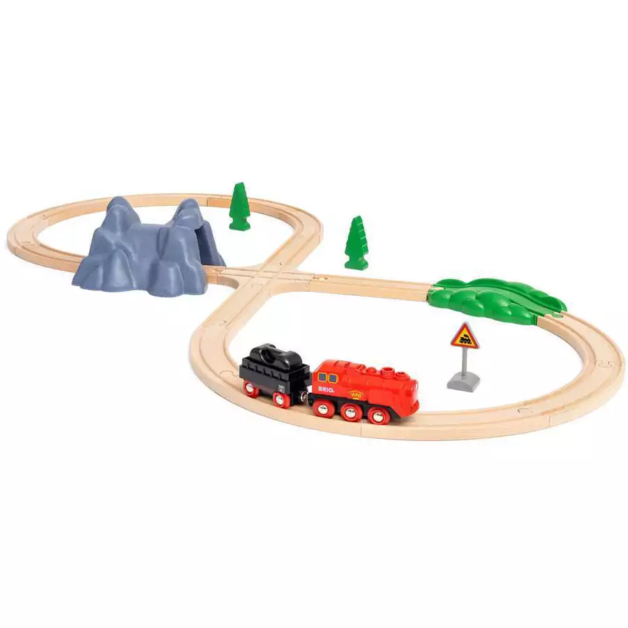 Brio BRIO Batterie-Dampflok Set bunt