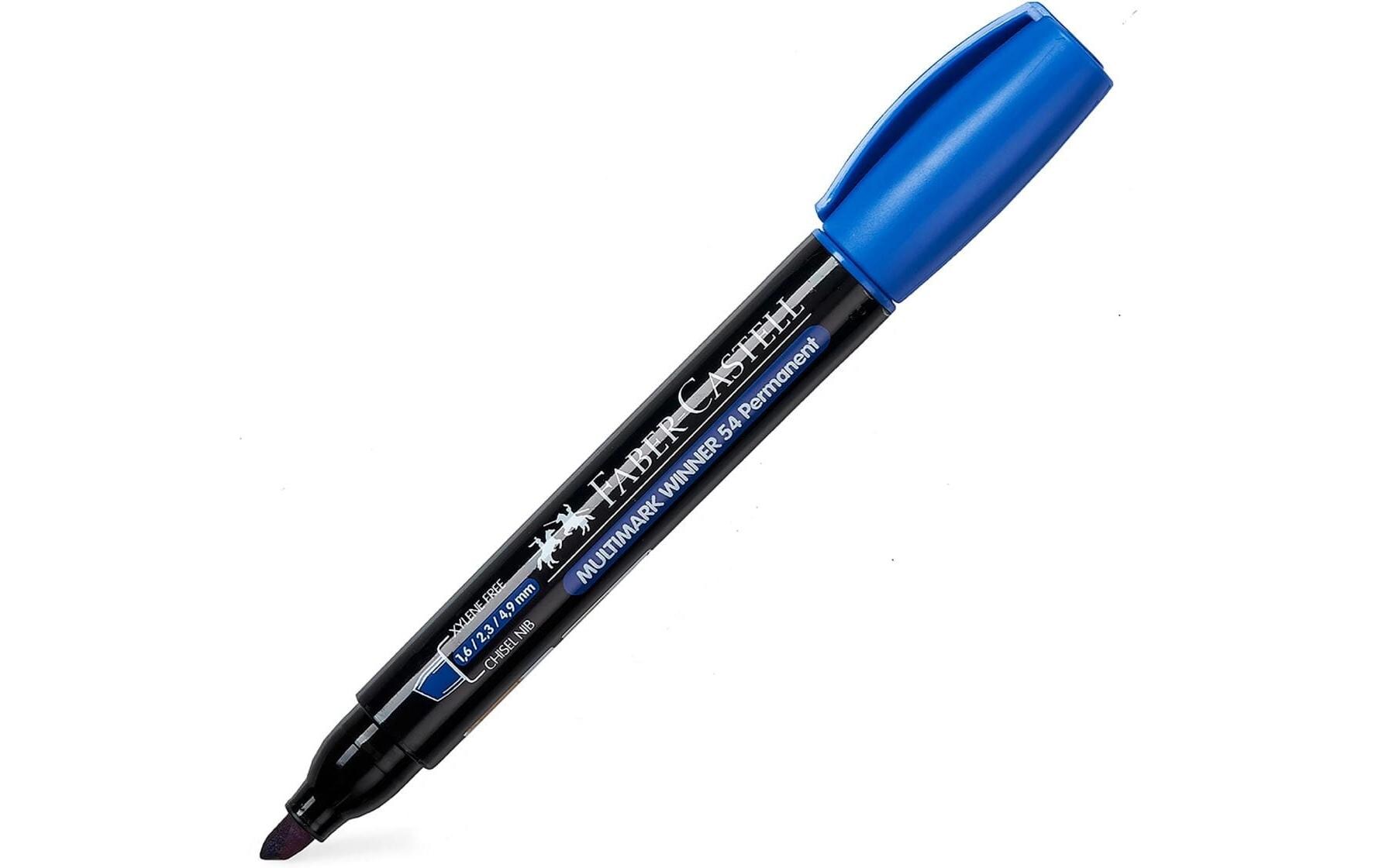 Permanent-Marker Multimark Winner 54 BlauFolienstift mit Keilspitze