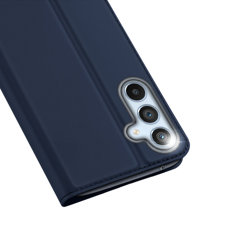 Samsung Galaxy A54 5G Flip Wallet Cover Leder Tasche - Dunkelblau