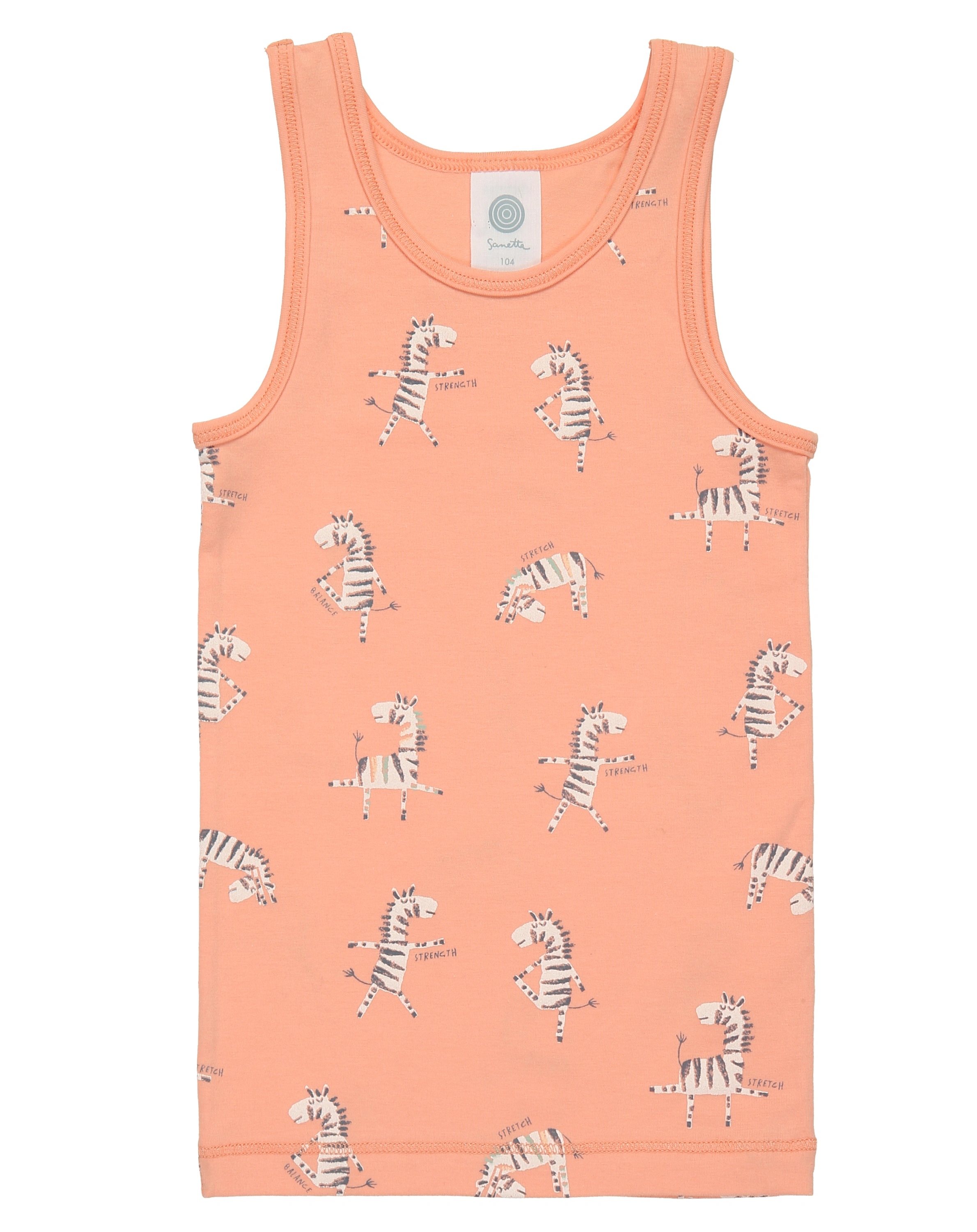 Unterhemd YOJA SAFARI 2er-Pack in peach amber