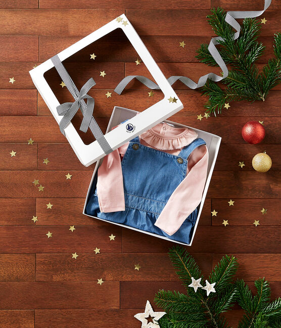 Coffret cadeau bébé body et robe